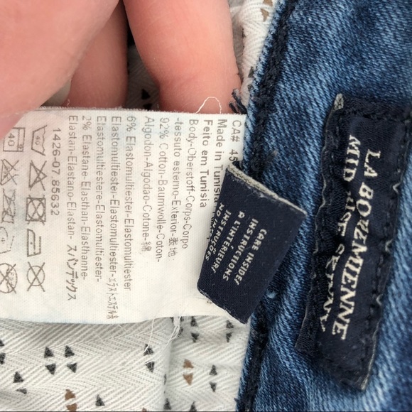 SCOTCH & SODA Maison Scotch Jeans La Bohemienne Mid Rise Skinny 28 Stretch Denim - Picture 7 of 8